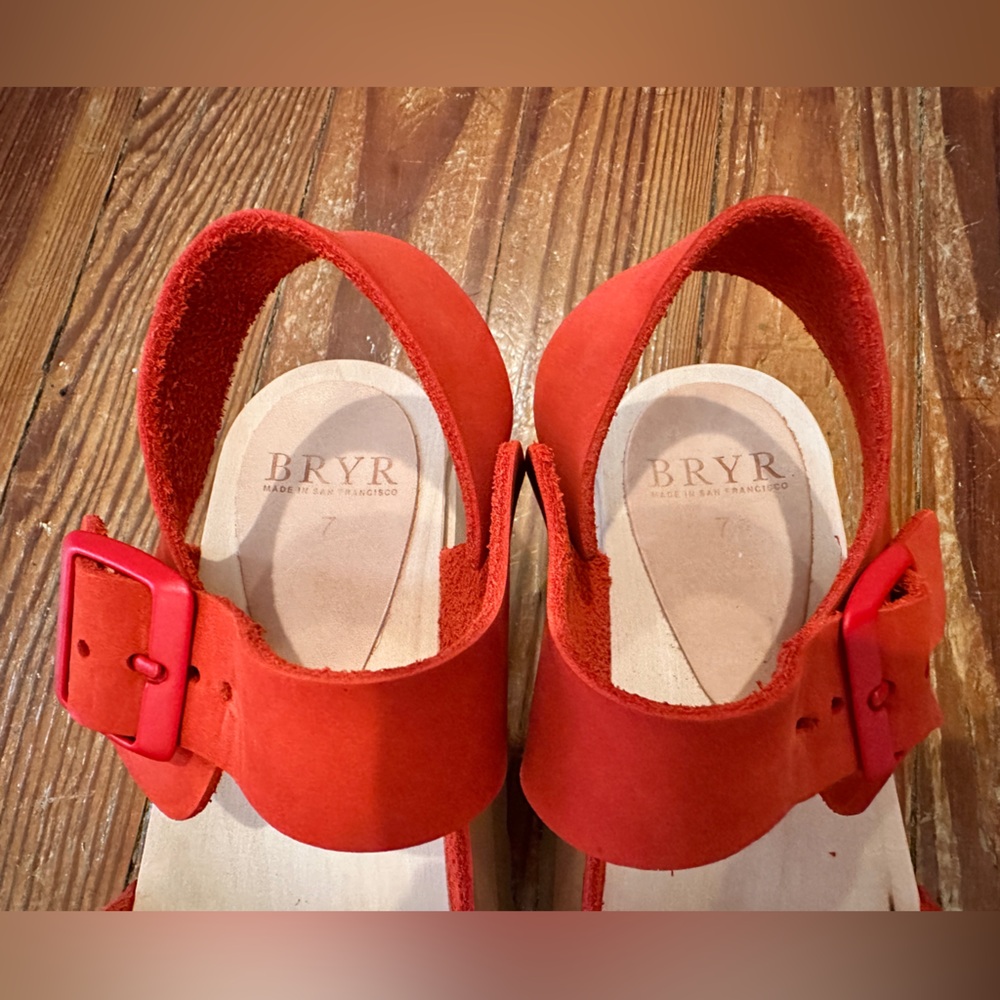 Bryr Gigi Clog in Poppy - Picture 2 of 7
